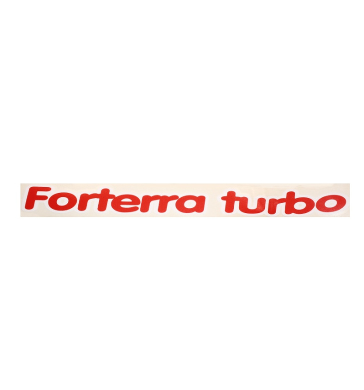 Nápis FORTERRA turbo pravý