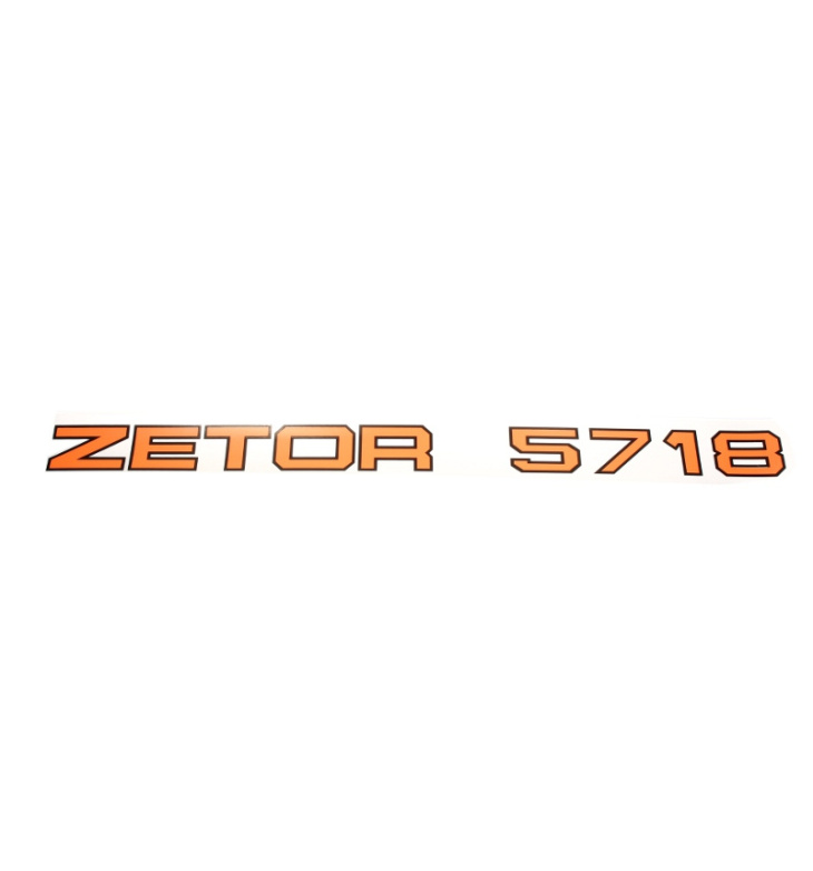 Nápis boční Zetor 5718